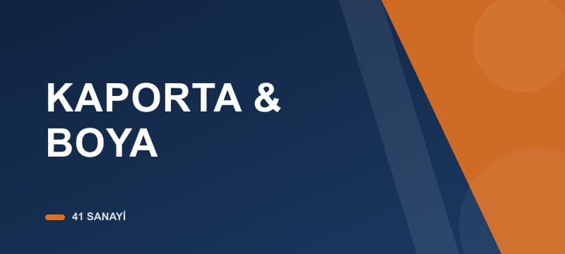 Kaporta-Boya Fiyatını Etkileyen Faktörler