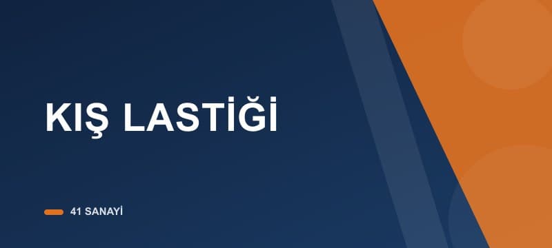 Kocaeli'de Kış Lastiği Ne Zaman Takılmalı?